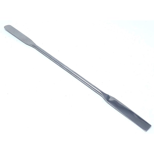 A2Z Scilab Double Ended Lab Spatula Square & Round End 9" Stainless Steel A2Z-ZR100 - main